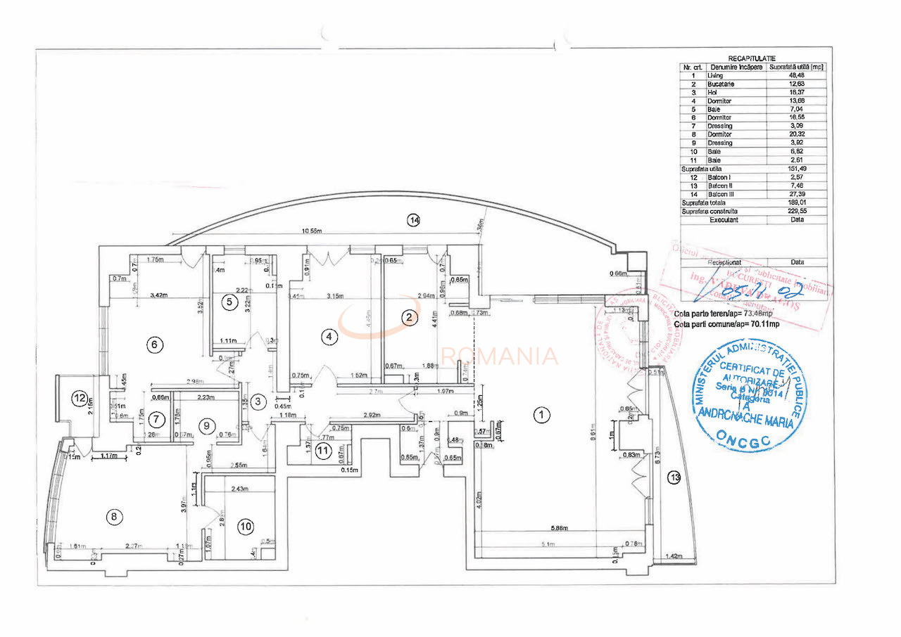 4 camere cu loc parcare subteran inclus Bucuresti/Floreasca