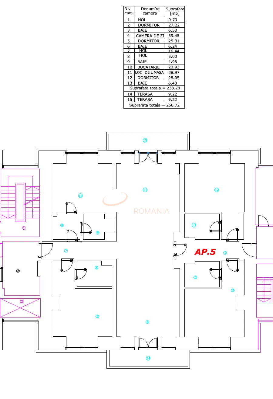 4 camere cu loc parcare subteran inclus Bucuresti/Piata Victoriei