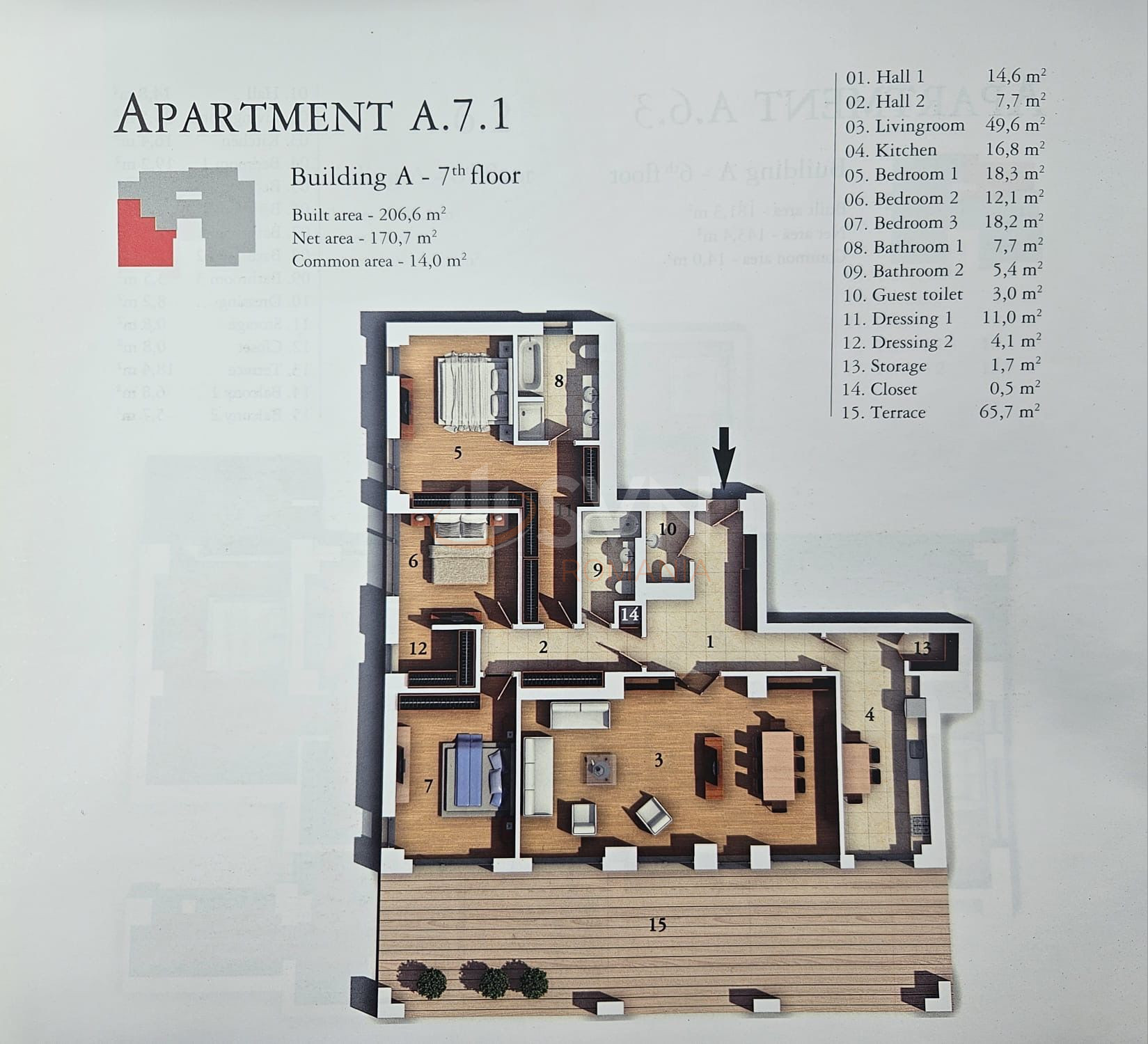 4 camere cu loc parcare subteran inclus Bucuresti/1 Mai