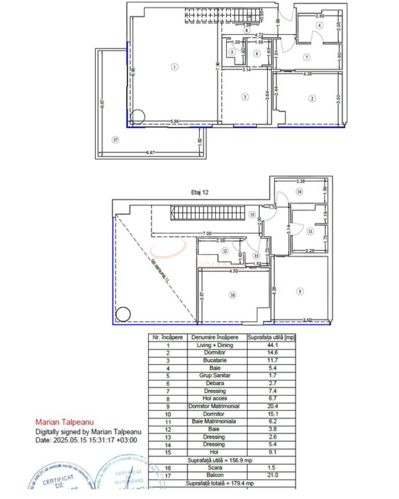 4 camere cu loc parcare subteran inclus Bucuresti/Floreasca