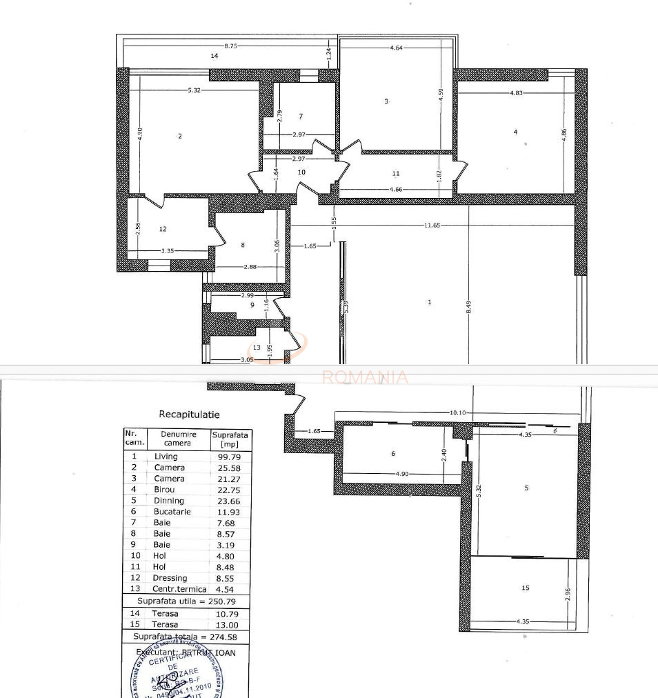 4 camere cu loc parcare subteran inclus Bucuresti/Primaverii