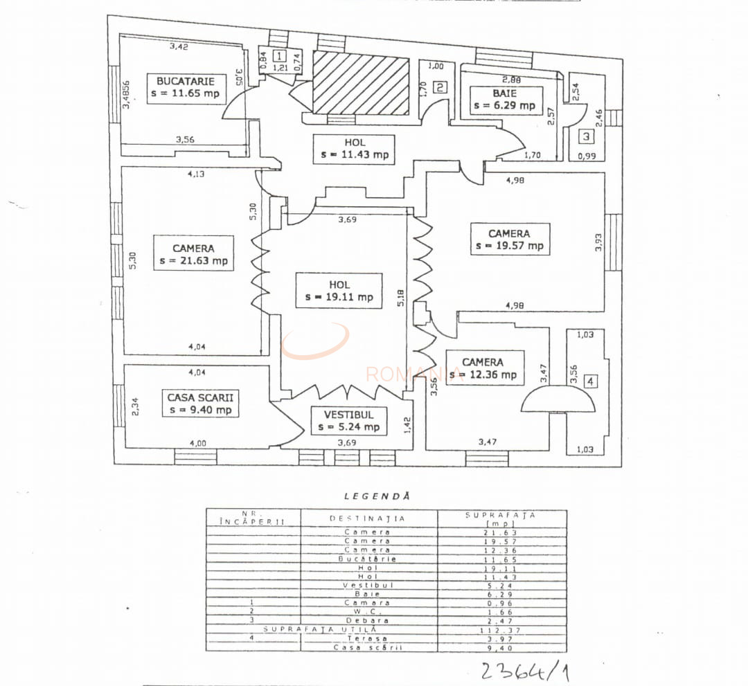 4 camere cu loc parcare subteran inclus Bucuresti/Kiseleff
