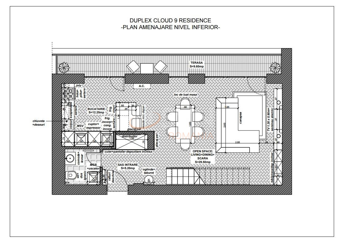 4 camere cu loc parcare subteran inclus Bucuresti/Aviatiei
