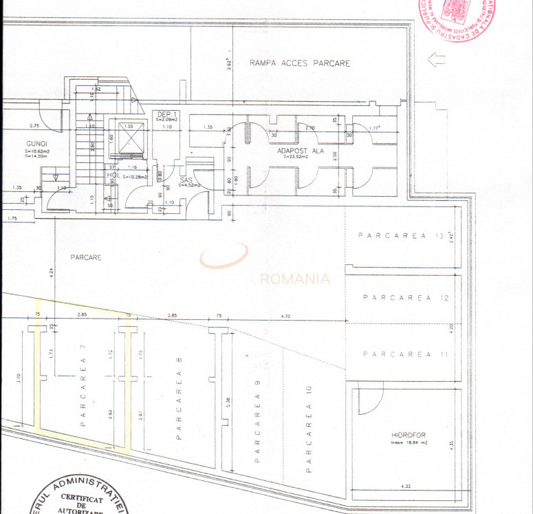 4 camere cu loc parcare subteran inclus Bucuresti/Herastrau