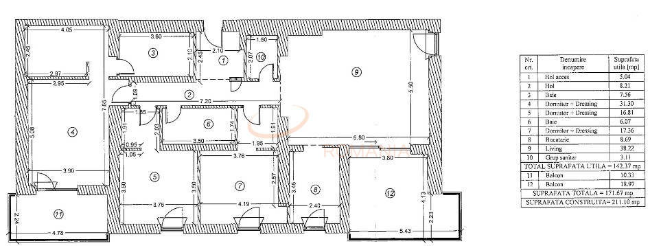 4 camere cu loc parcare subteran inclus Bucuresti/Herastrau