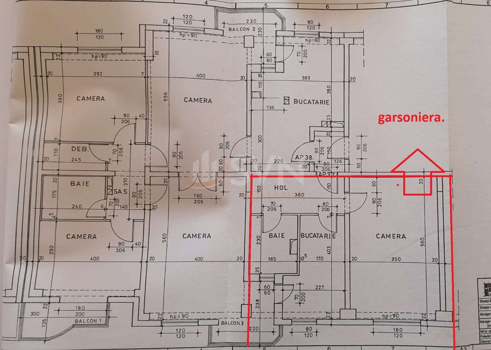 5 camere cu loc parcare exterior inclus Bucuresti/Unirii (s3)