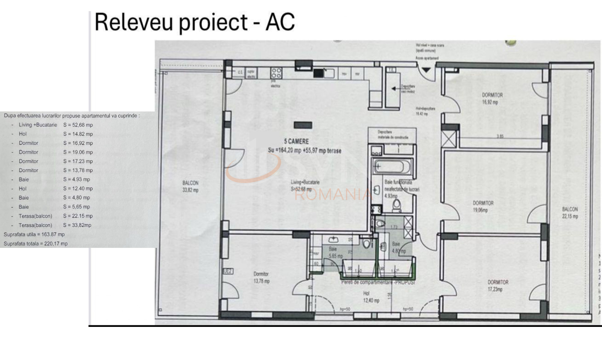 5 camere cu loc parcare subteran inclus Bucuresti/Iancu Nicolae