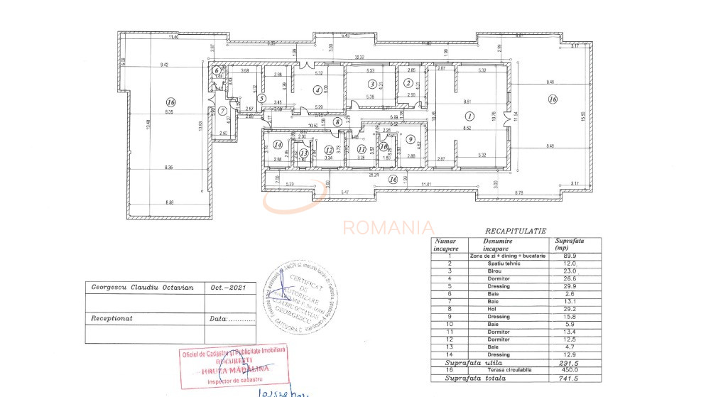 5 camere cu loc parcare subteran inclus Bucuresti/Mihai Bravu (s3)
