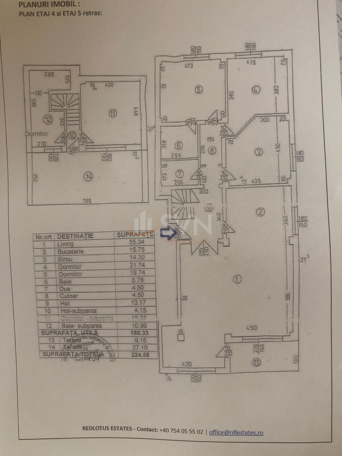 5 camere cu loc parcare subteran inclus Bucuresti/Floreasca