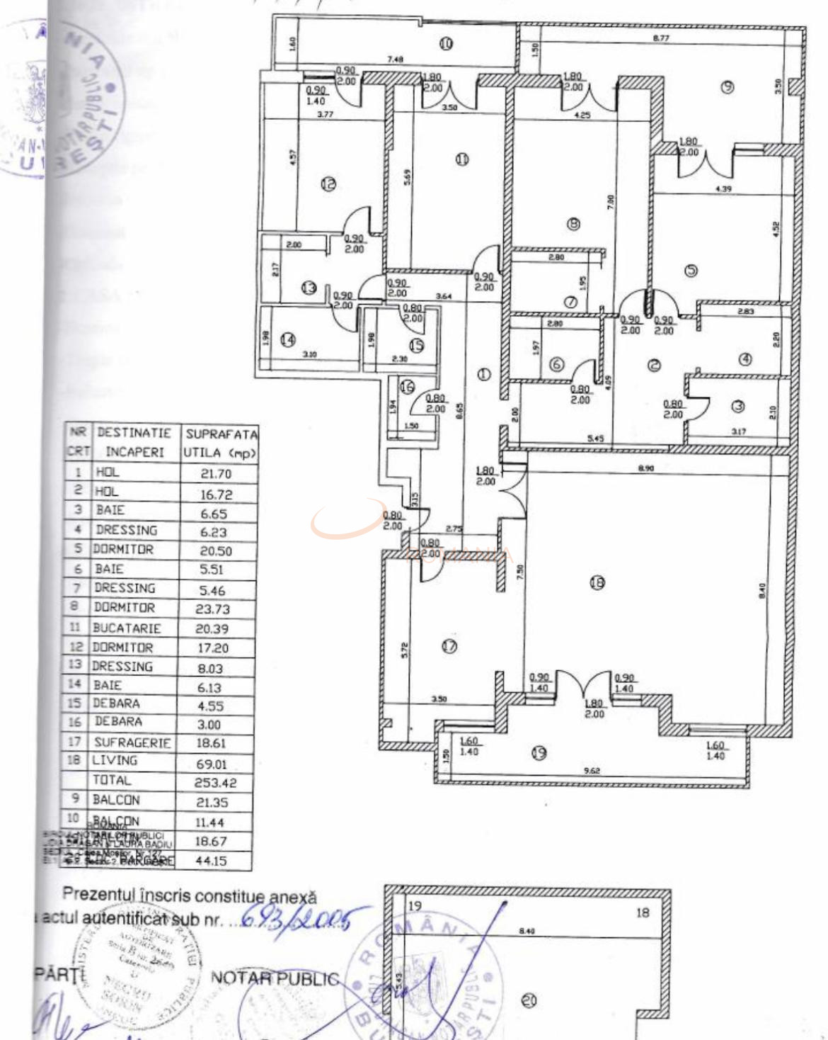 5 camere cu loc parcare subteran inclus Bucuresti/Herastrau