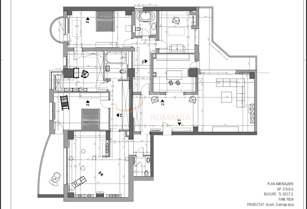 6 camere cu loc parcare subteran inclus Bucuresti/Stefan Cel Mare