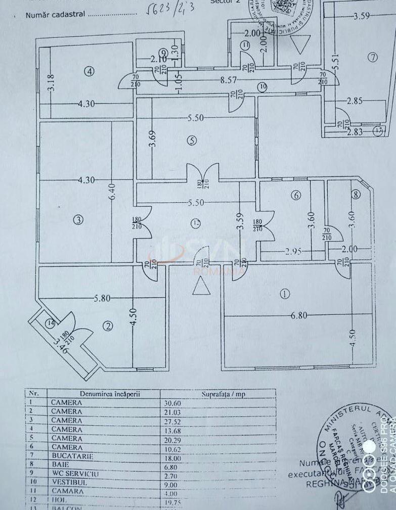 Apartament, 10 camere Bucuresti/Universitate (s3)