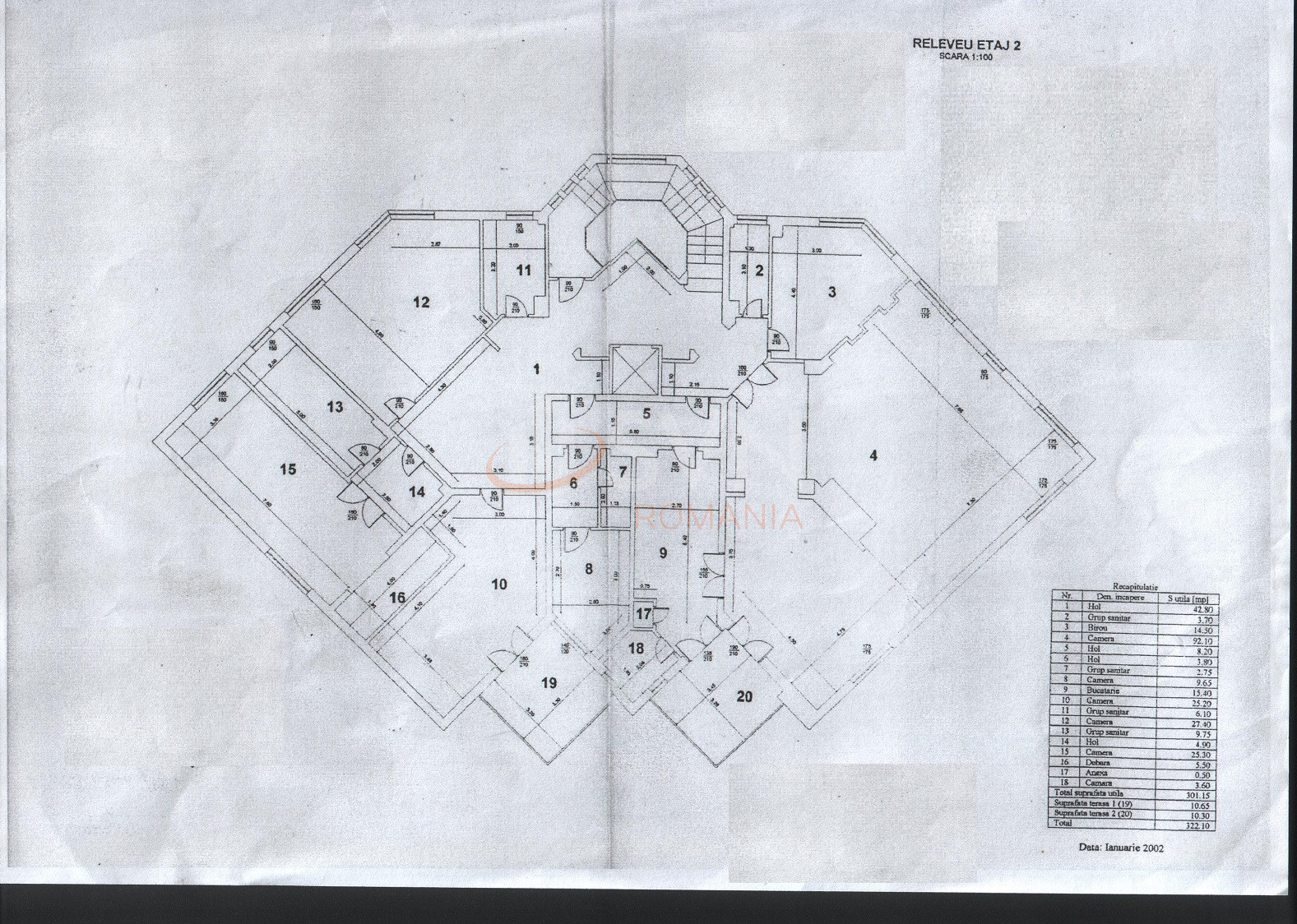 Apartament, 10 camere Bucuresti/Televiziune