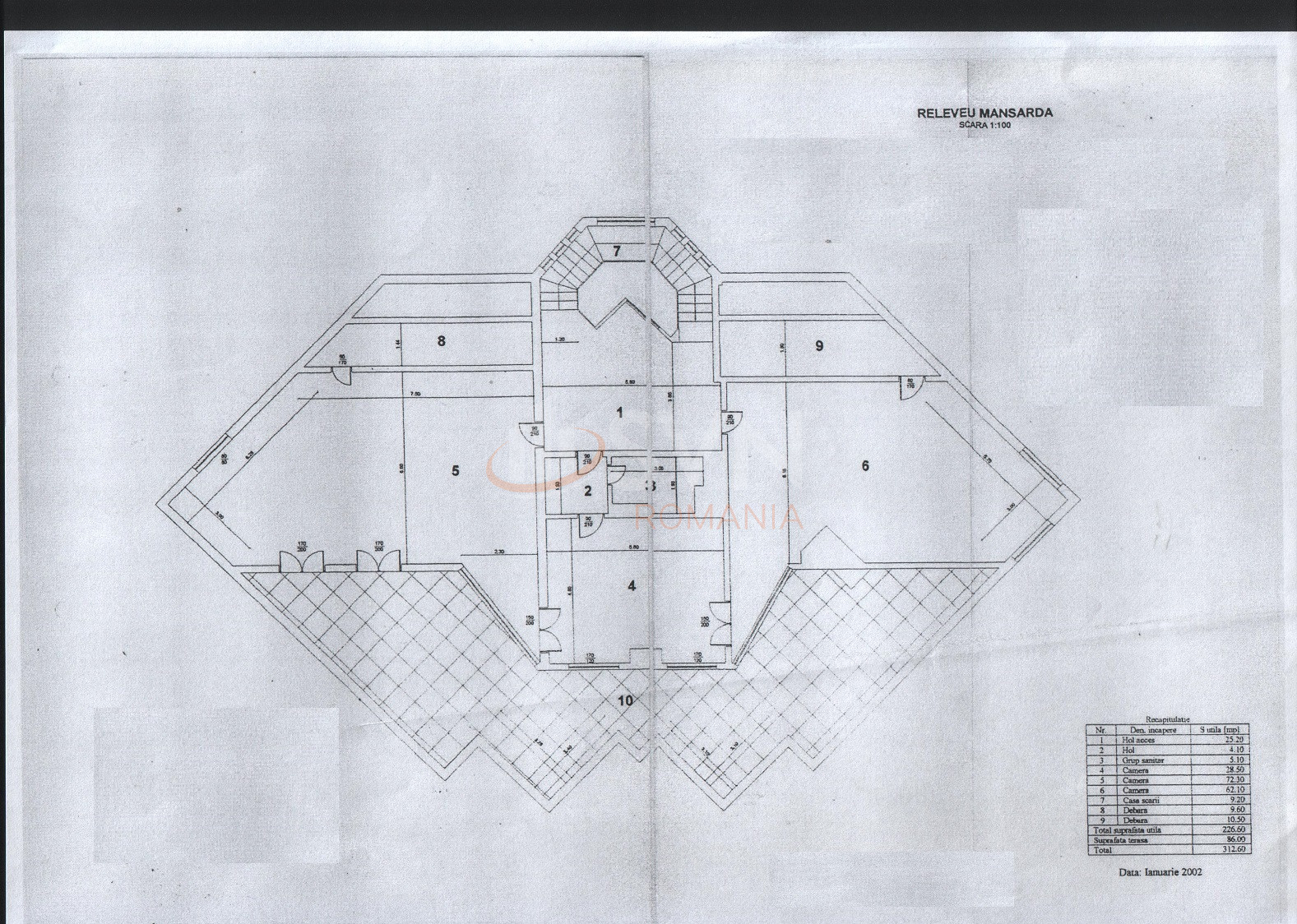 Apartament, 10 camere Bucuresti/Televiziune