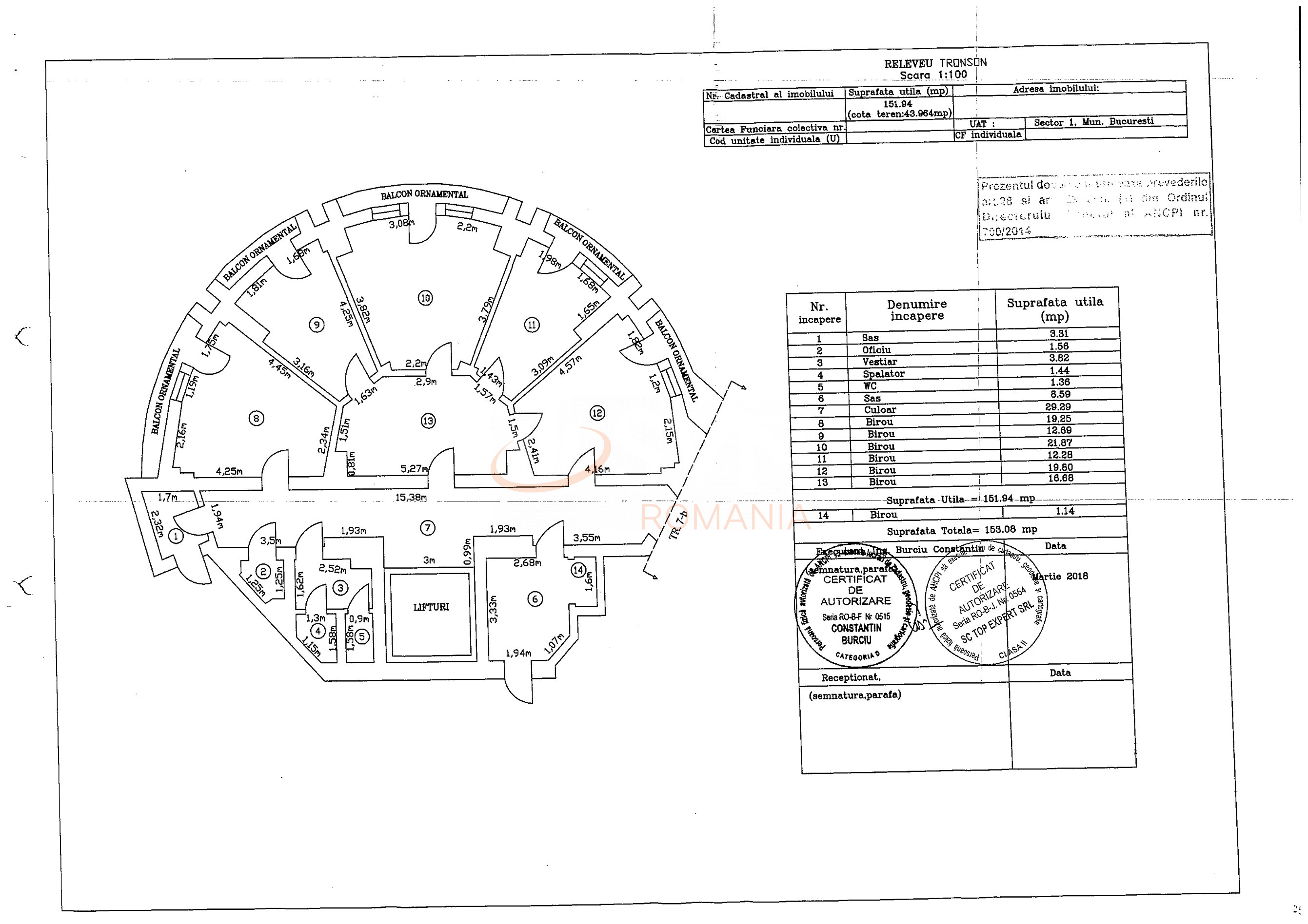Apartament, 11 camere Bucuresti/Piata Victoriei