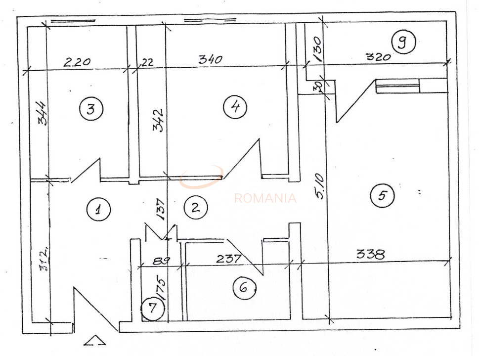 Apartament, 2 camere Bucuresti/Stefan Cel Mare