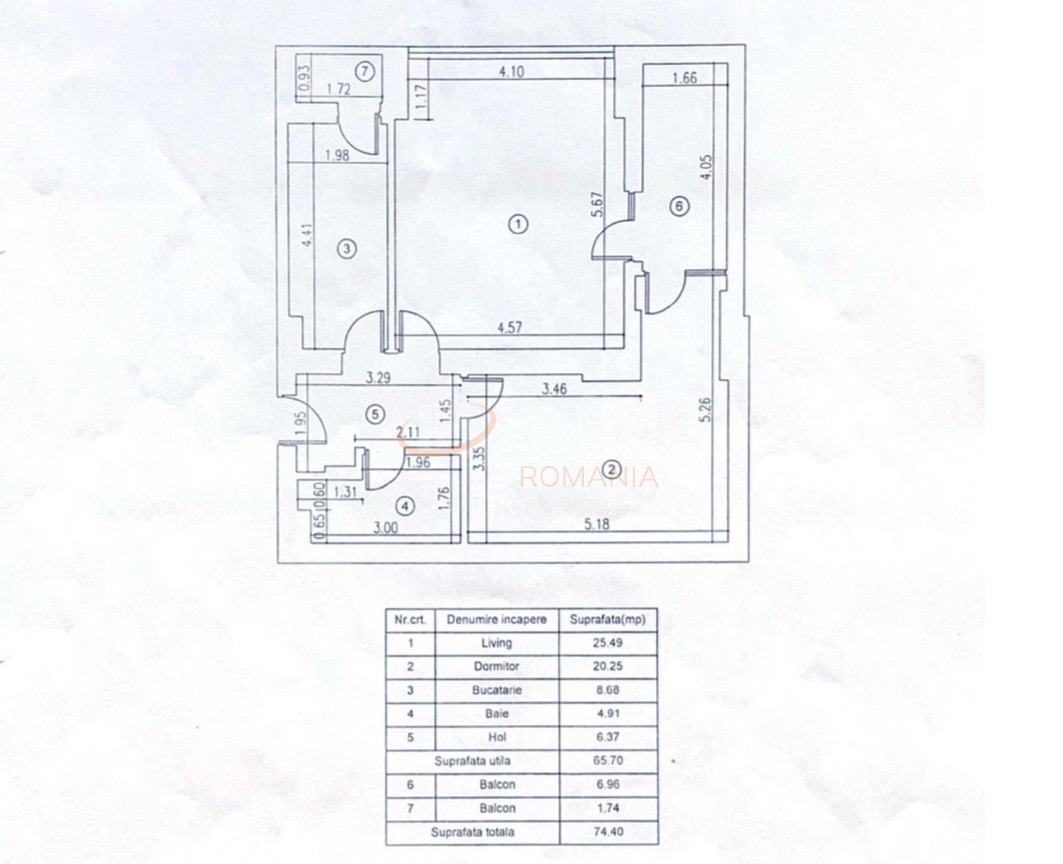 Apartament, 2 camere Bucuresti/Floreasca