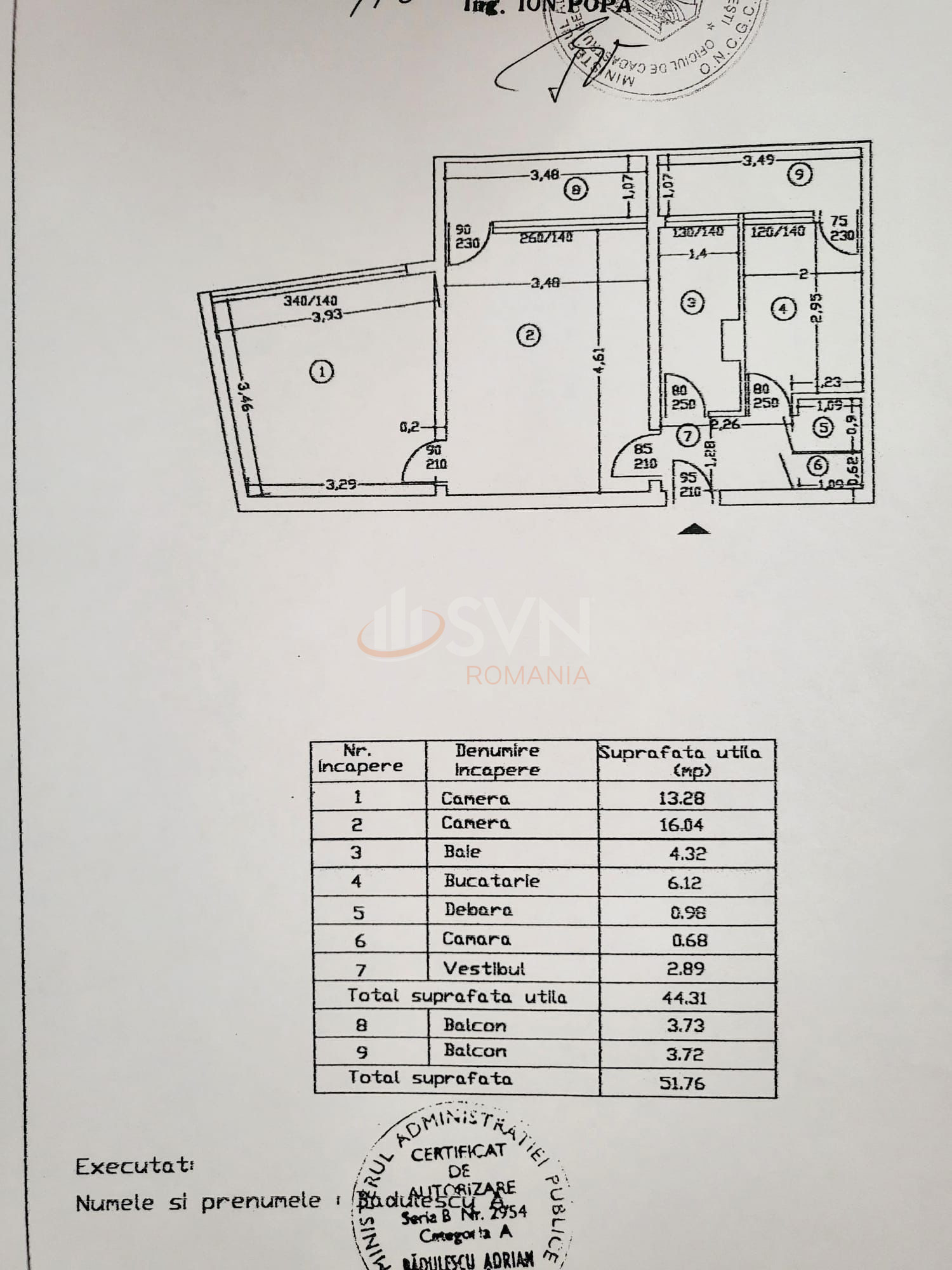 Apartament, 2 camere Bucuresti/Universitate (s1)
