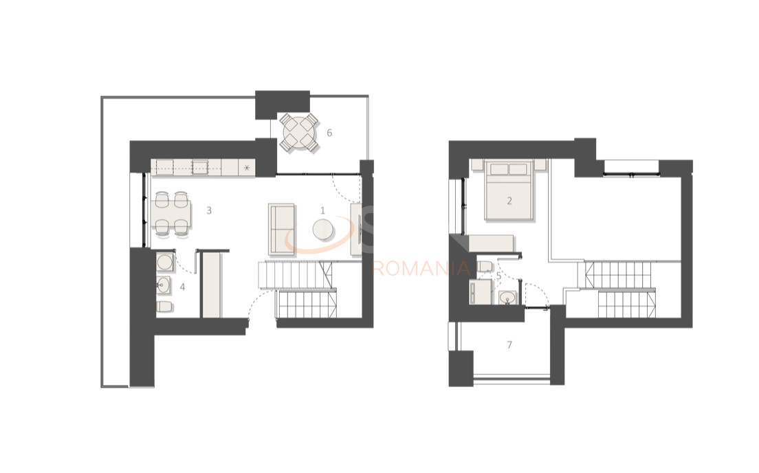 Apartament, 2 camere Bucuresti/Pipera