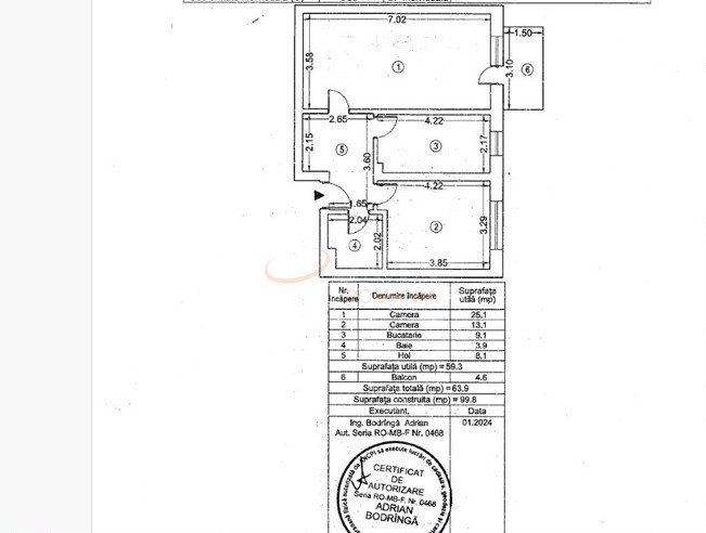 Apartament, 2 camere Bucuresti/Timisoara