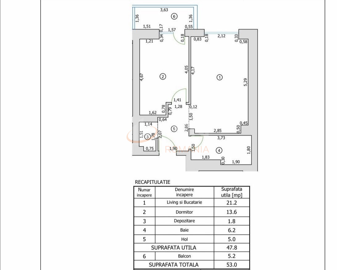 Apartament, 2 camere Bucuresti/Pipera