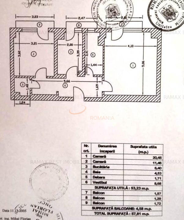Apartament, 2 camere Bucuresti/Decebal