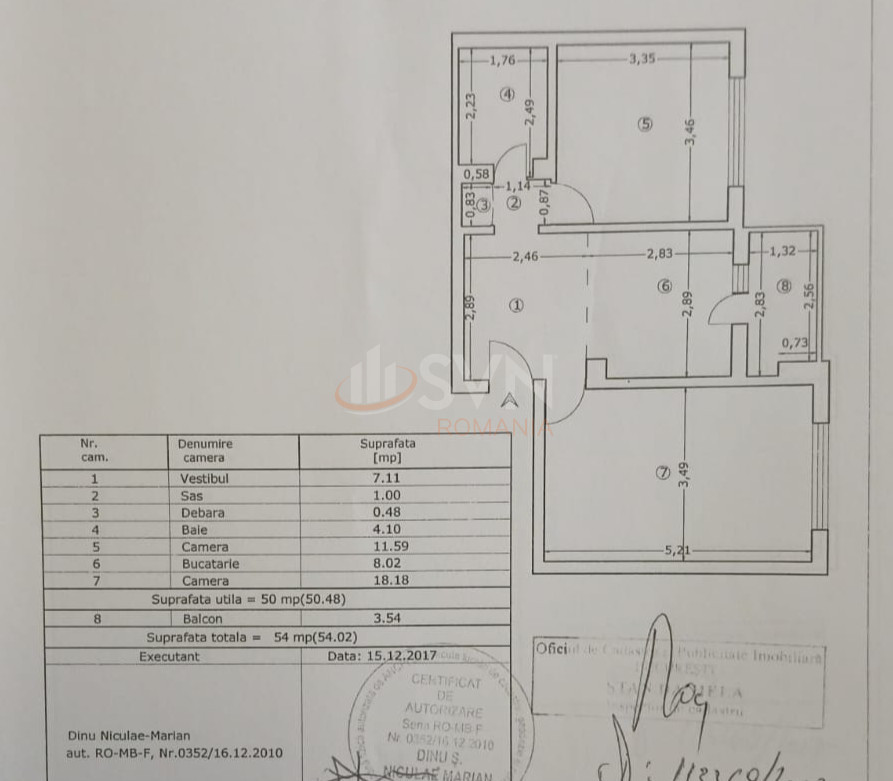Apartament, 2 camere Bucuresti/Aviatiei