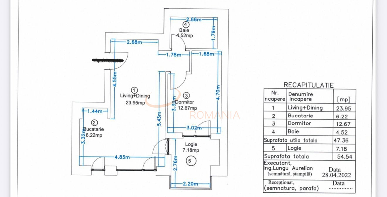 Apartament, 2 camere Bucuresti/Pipera