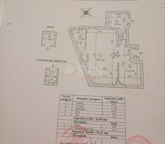 Apartament, 2 camere Bucuresti/Piata Unirii (s3)