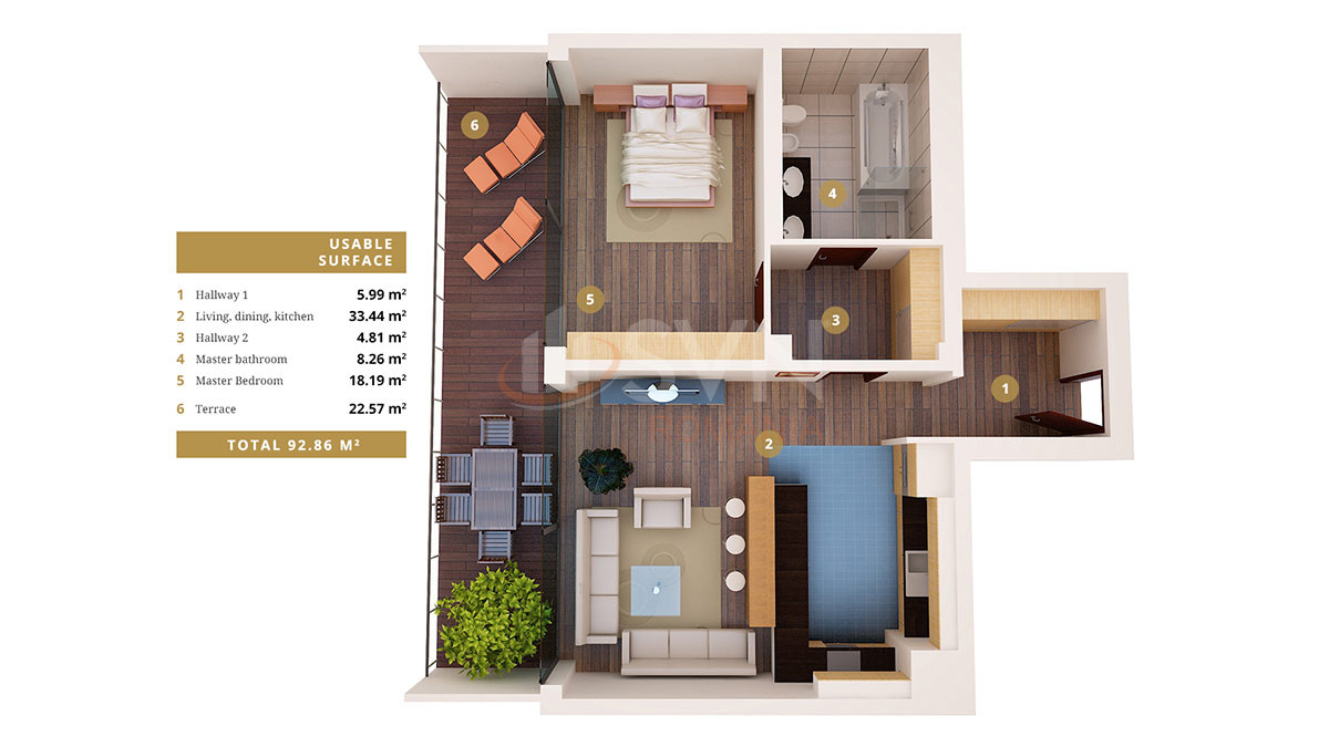 Apartament, 2 camere Bucuresti/Baneasa