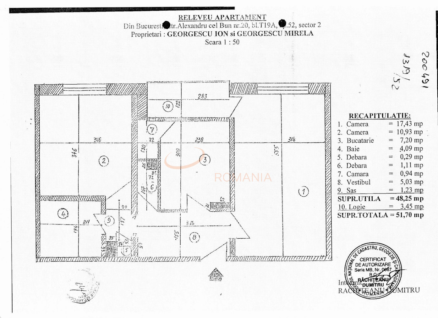 Apartament, 2 camere Bucuresti/Lacul Tei