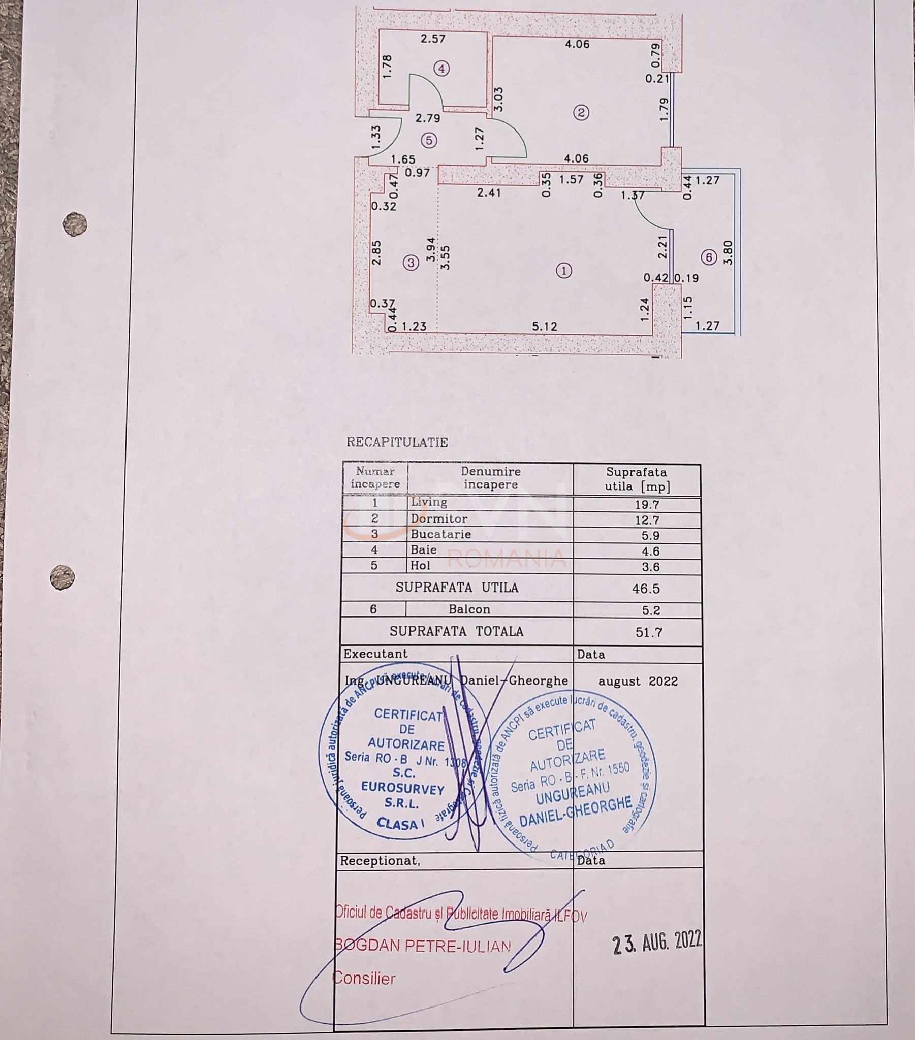 Apartament, 2 camere Bucuresti/Pipera