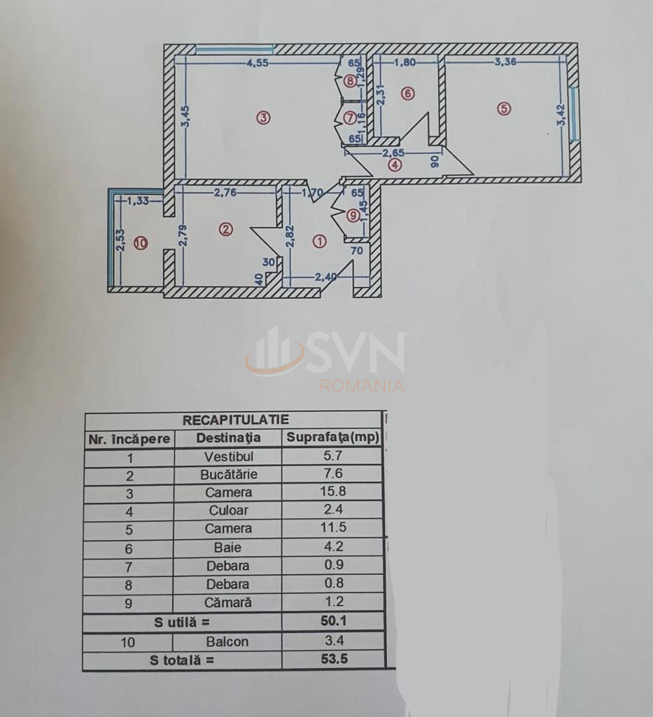 Apartament, 2 camere Bucuresti/Aviatiei
