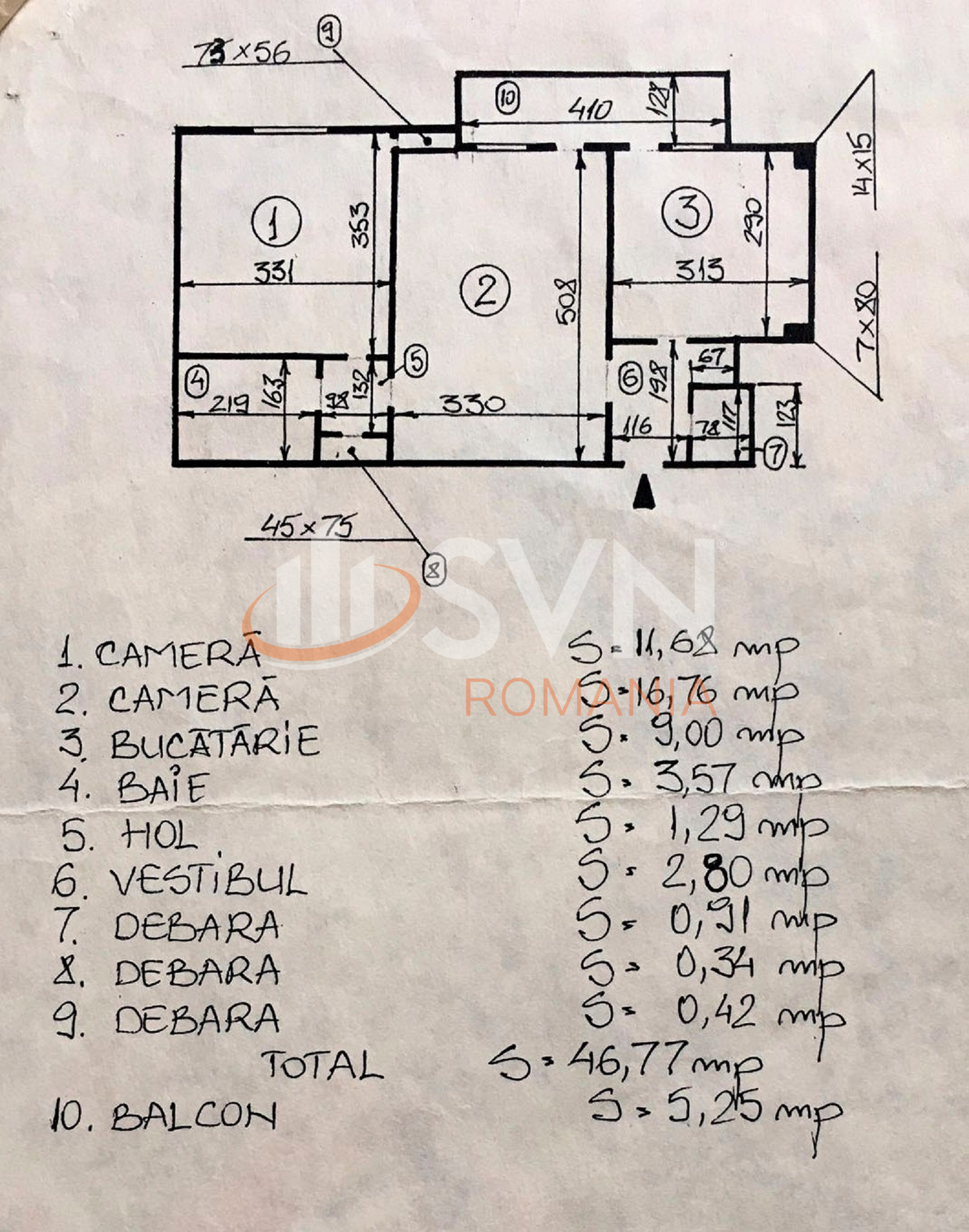 Apartament, 2 camere Bucuresti/Barbu Vacarescu