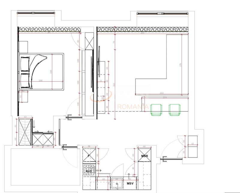 Apartament, 2 camere Bucuresti/Herastrau