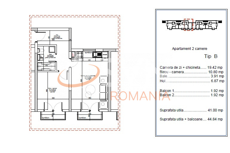 Apartament, 2 camere Bucuresti/Giulesti