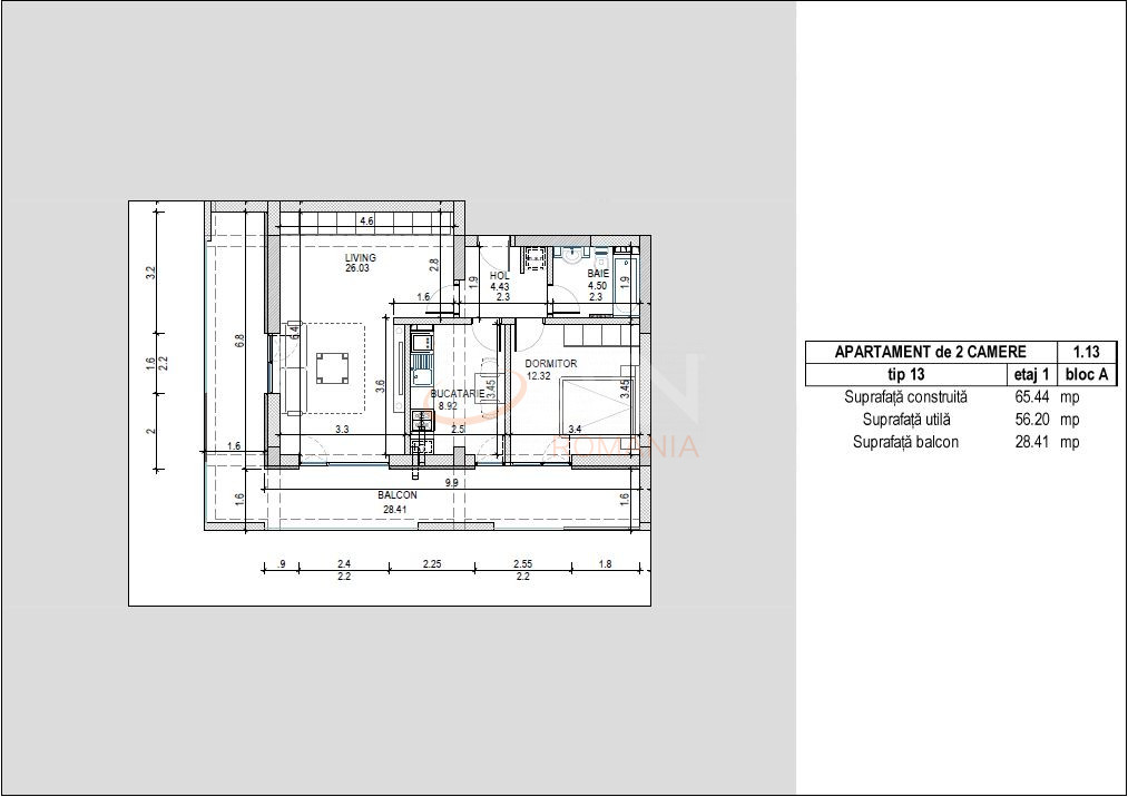 Apartament, 2 camere Ilfov/Voluntari
