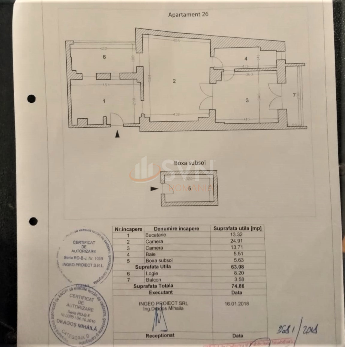 Apartament, 2 camere Bucuresti/Calea Victoriei