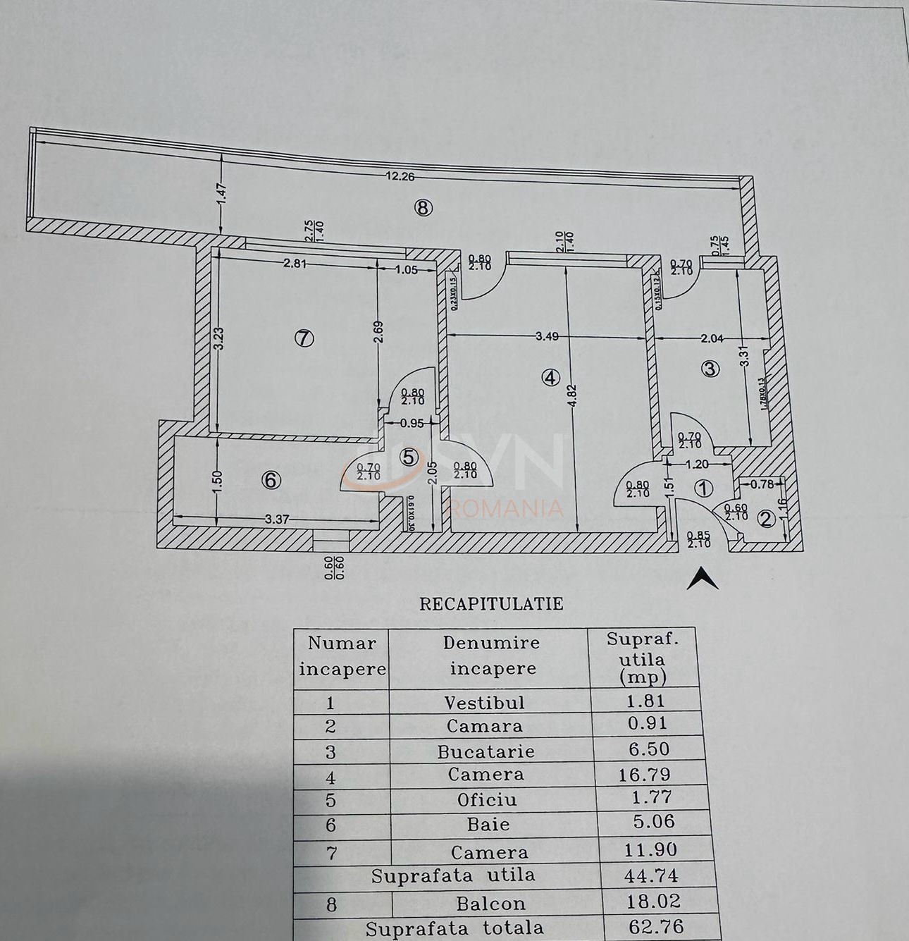 Apartament, 2 camere Bucuresti/Stefan Cel Mare