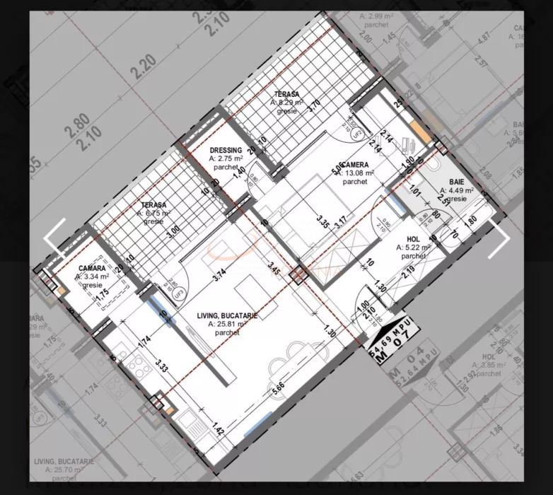 Apartament, 2 camere Cluj/Marasti