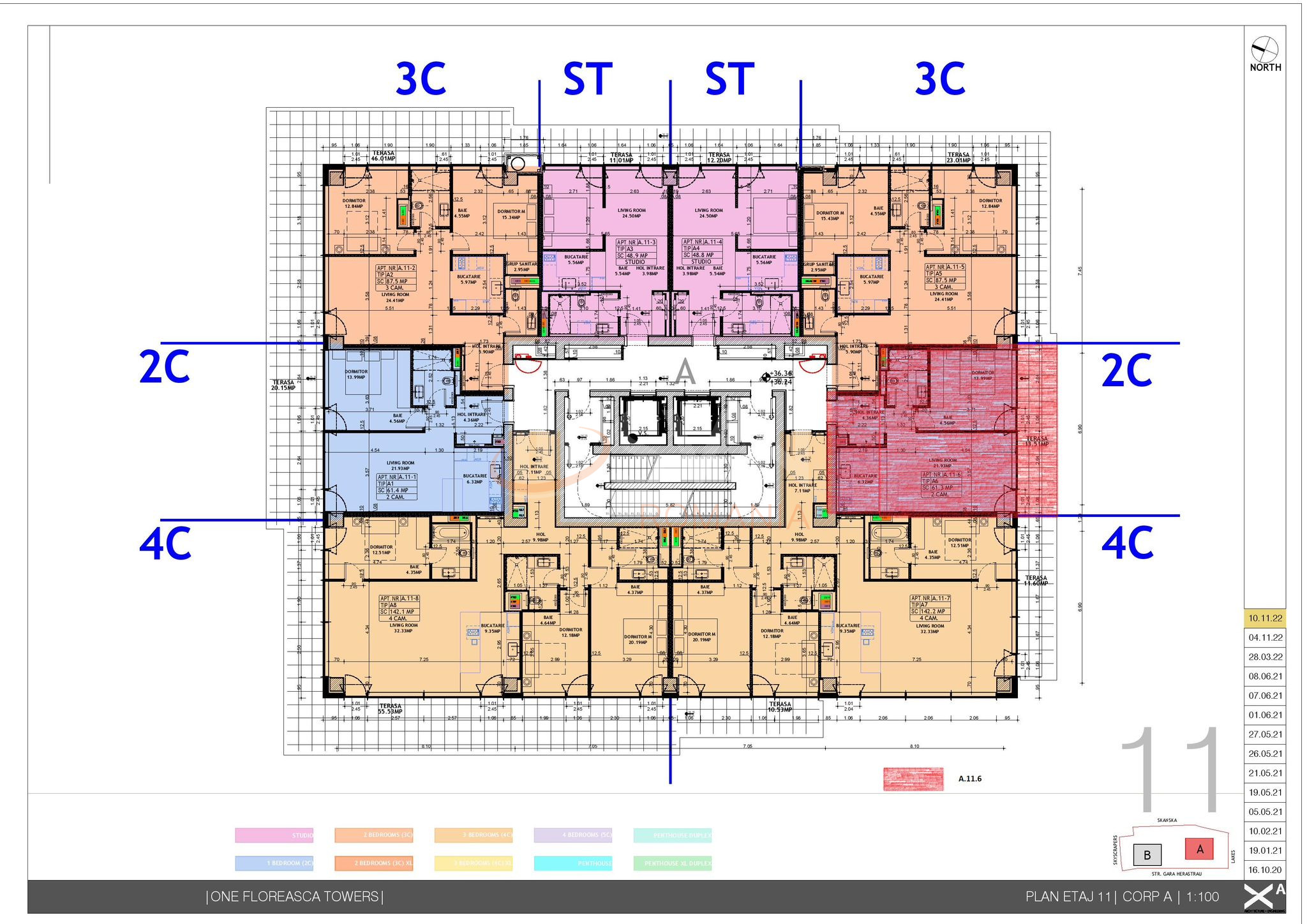 Apartament, 2 camere Bucuresti/Floreasca