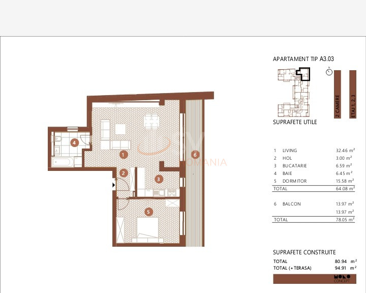 Apartament, 2 camere Bucuresti/Floreasca