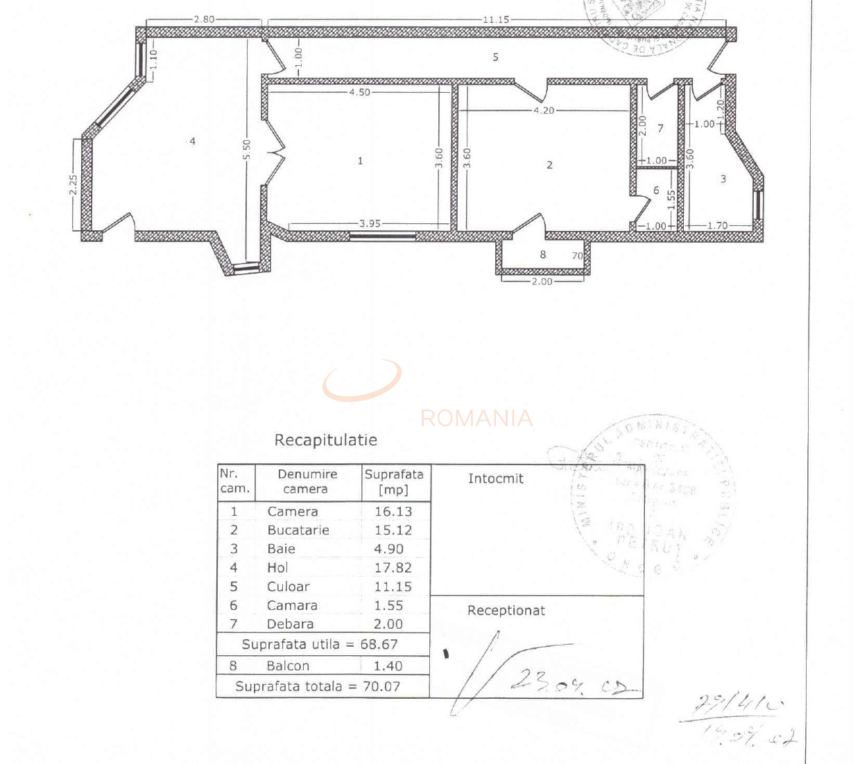 Apartament, 2 camere Bucuresti/Magheru