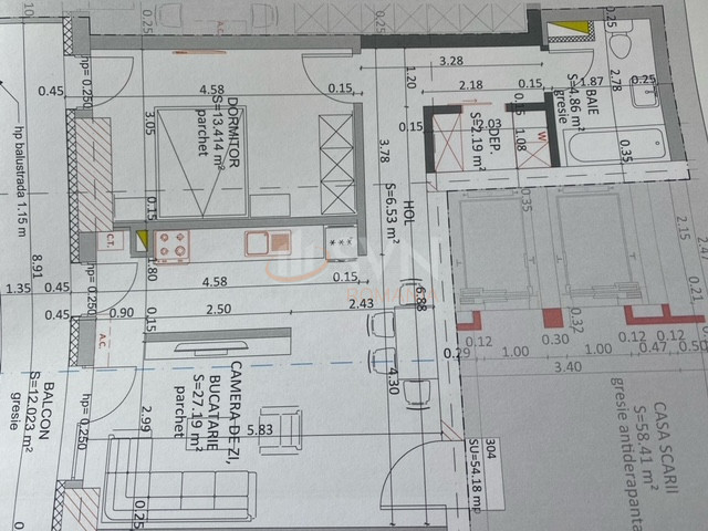 Apartament, 2 camere Cluj/Grigorescu