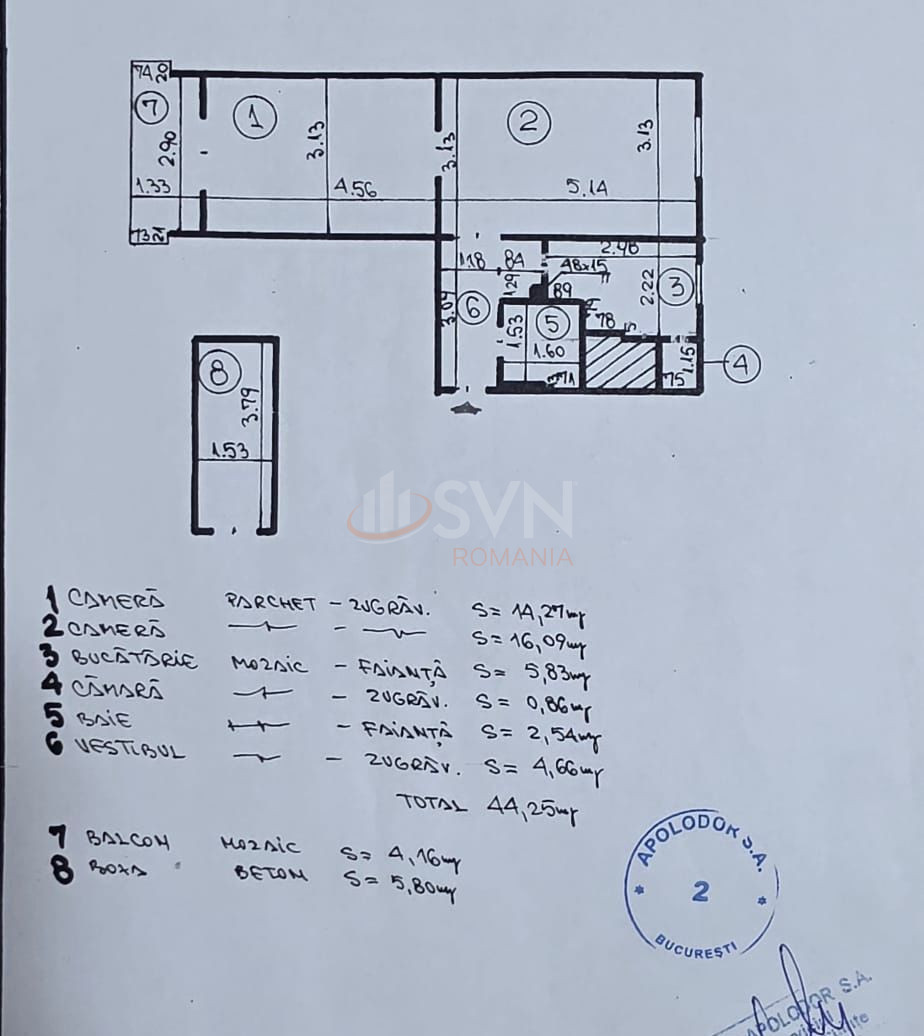 Apartament, 2 camere Bucuresti/Floreasca