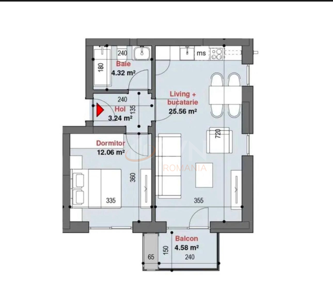 Apartament, 2 camere Bucuresti/Lujerului