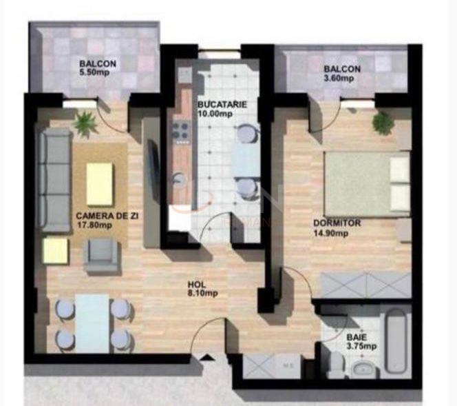 Apartament, 2 camere Bucuresti/Berceni