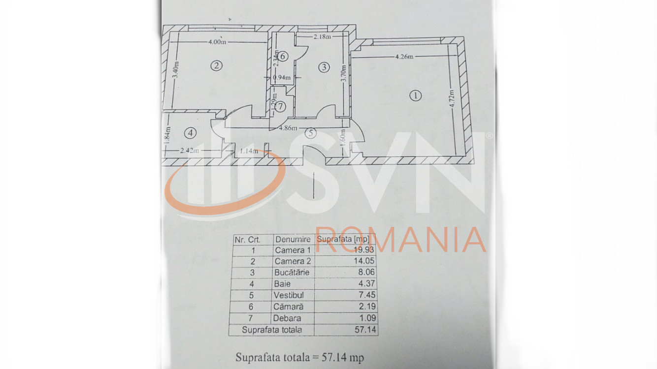 Apartament, 2 camere Bucuresti/Aviatiei