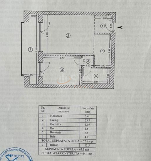 Apartament, 2 camere Bucuresti/Cotroceni