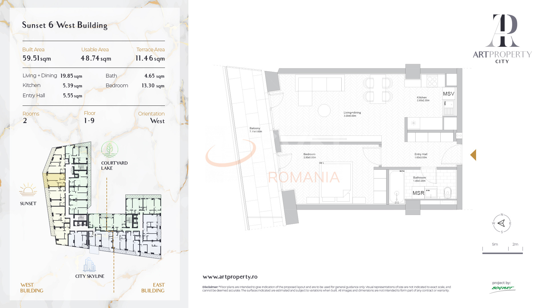 Apartament, 2 camere Bucuresti/Sisesti